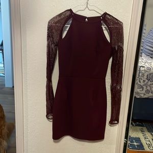 Tobi Burgundy Dress